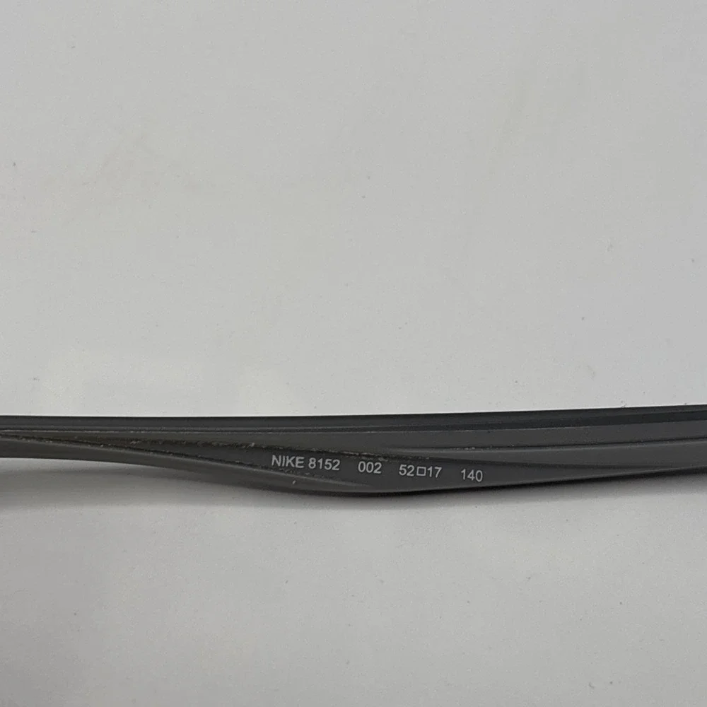 Nike 8152 002 Satin Black Semi Rimless Authentic Eyeglass Frames 52-17-140 #C246